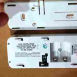 how to change battery in glass break sensor