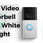 ring video doorbell solid white light