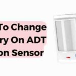 how to change battery on adt motion sensor