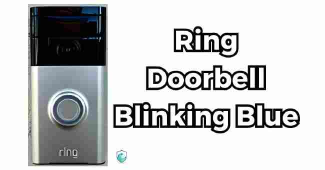 Ring Doorbell Blinking Blue